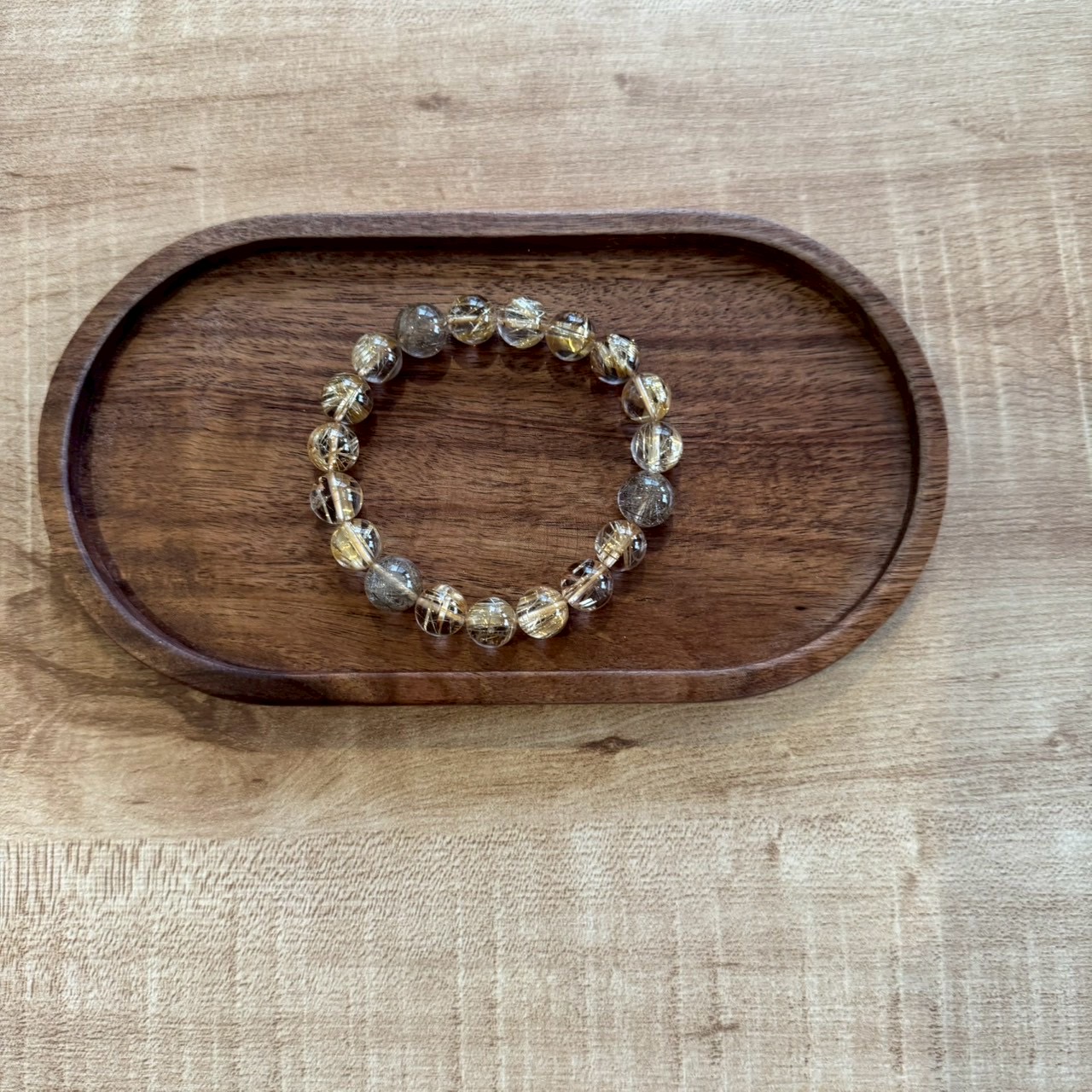 【品質：SSS】超極上品質 ゴールドルチルブレスレット(13mm)